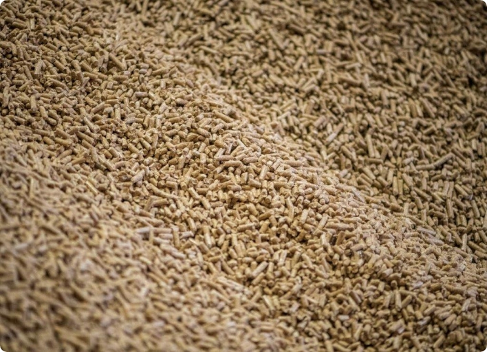 Spapel mit losen Pellets Spapel mit losen Pellets